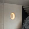 石膏月球壁灯