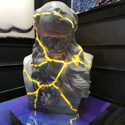 达尔文艺术台灯雕塑